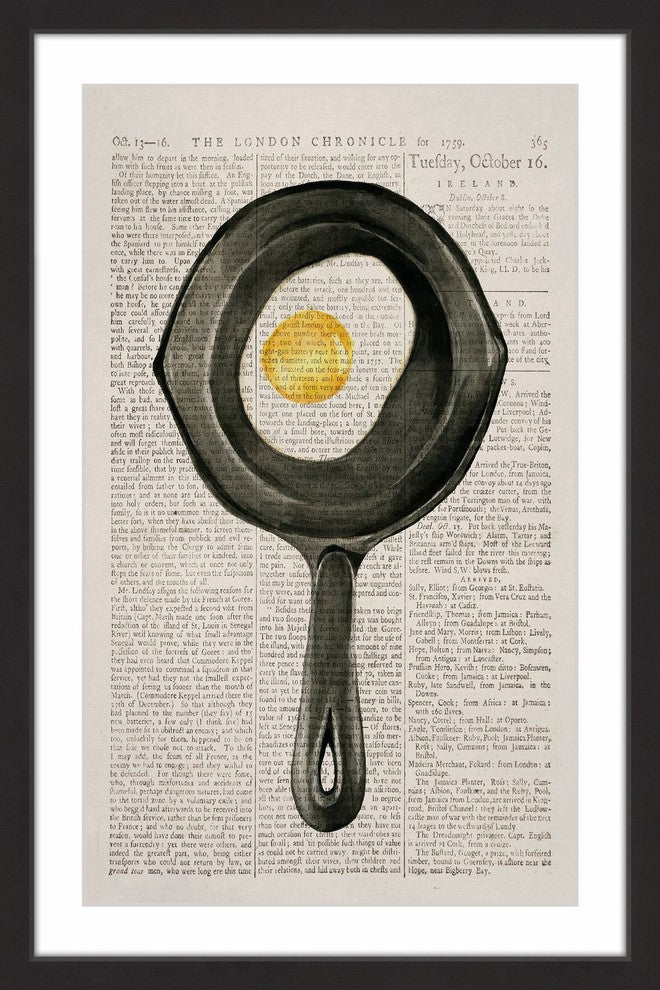 "Sunny Side Up" Framed Painting Print, 12"x18"
