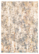Surya Tuscany TUS-2303 4'3"x5'7" Rug, White/Khaki/Aqua/Burnt Orange/Champagne