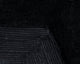 Waterford Absorbent Cotton and Machine washable Slice Rug, Black