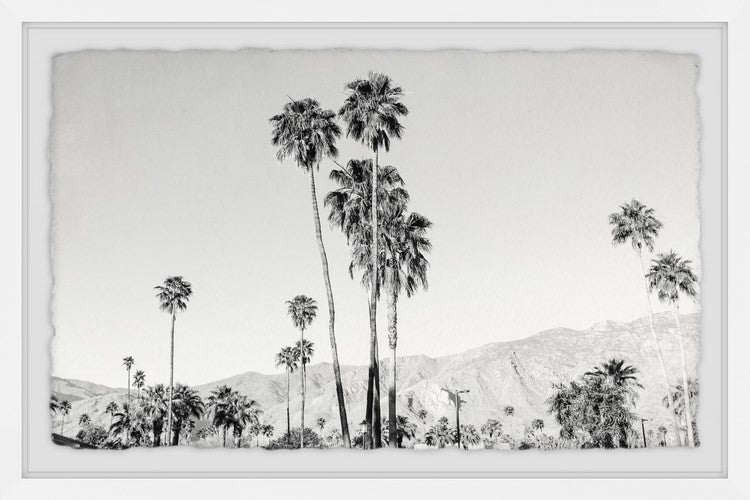 "Palm Tree Forest" Framed Painting Print, 18"x12"