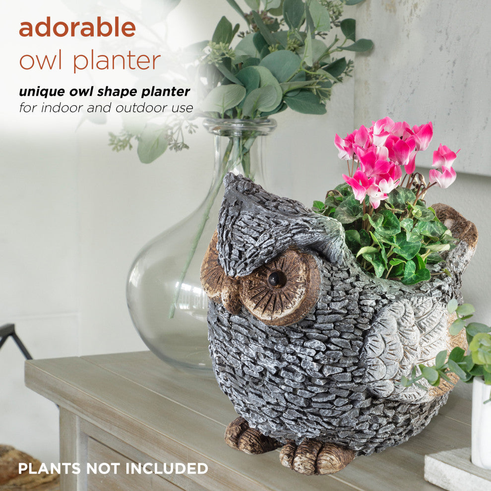 Owl Planter, 13"