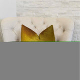 Plutus Lumiere Bronze Handmade Throw Pillow, (12" x 20")