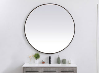 Modern Black Led Mirror