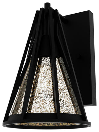 Rafner Natural Iron With Mercury Glass Glass 1 Light Sconce Wall