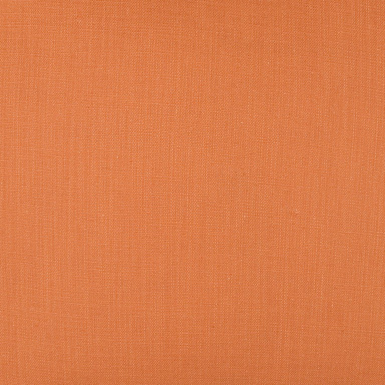 Orange Solid Color Flange Edge Throw Pillow