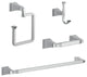 Delta Dryden 4-Piece Accessory Kit, Chrome