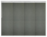 Salvatore 4-Panel Track Extendable Vertical Blinds 48-88"W