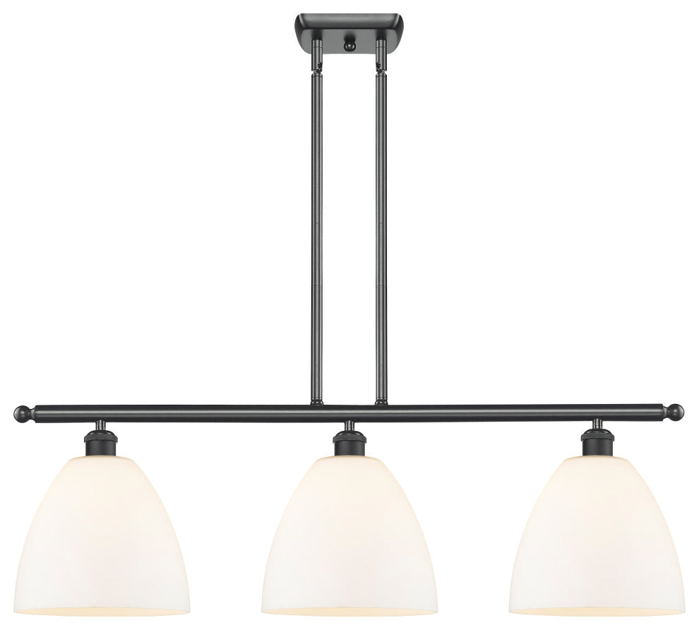 Innovations 516-3I-BK-GBD-91-LED 3 Light Island Light, Matte Black