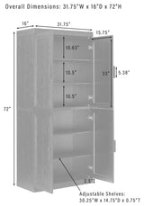 Essen Kitchen Pantry Storage Cabinet