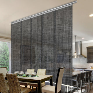 Lizbeth 5-Panel Track Extendable Vertical Blinds 58-110"W