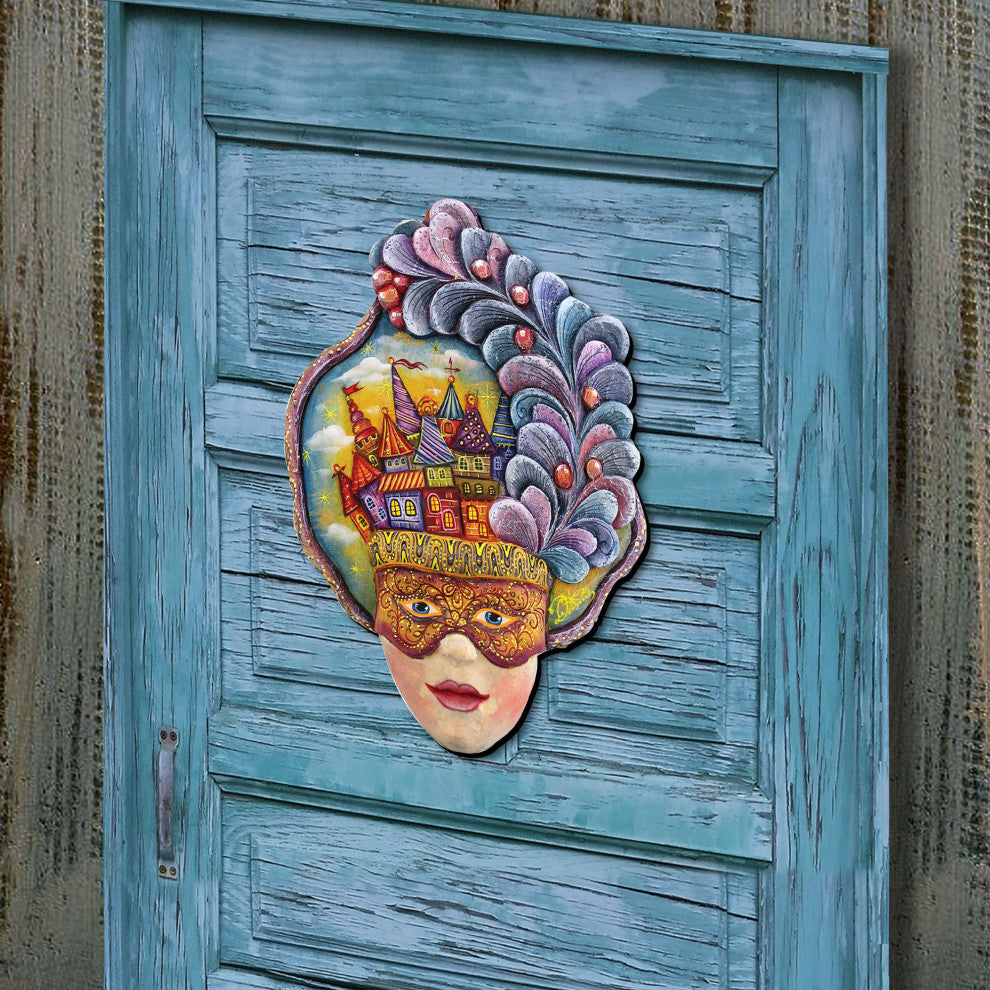 Carnival Mask Door Hanger