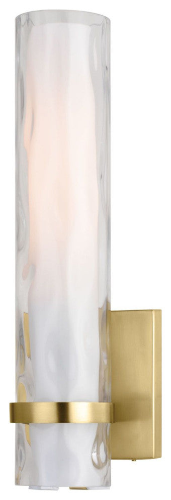 Vilo 1-Light Wall Light, Golden Brass