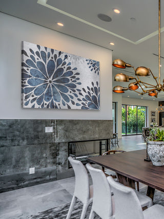 "Petal Splash" Painting Print on Wrapped Canvas