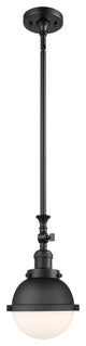 Innovations 206-BK-HFS-61-BK Hampden 1 Light 7.25" Mini Pendant, Matte Black
