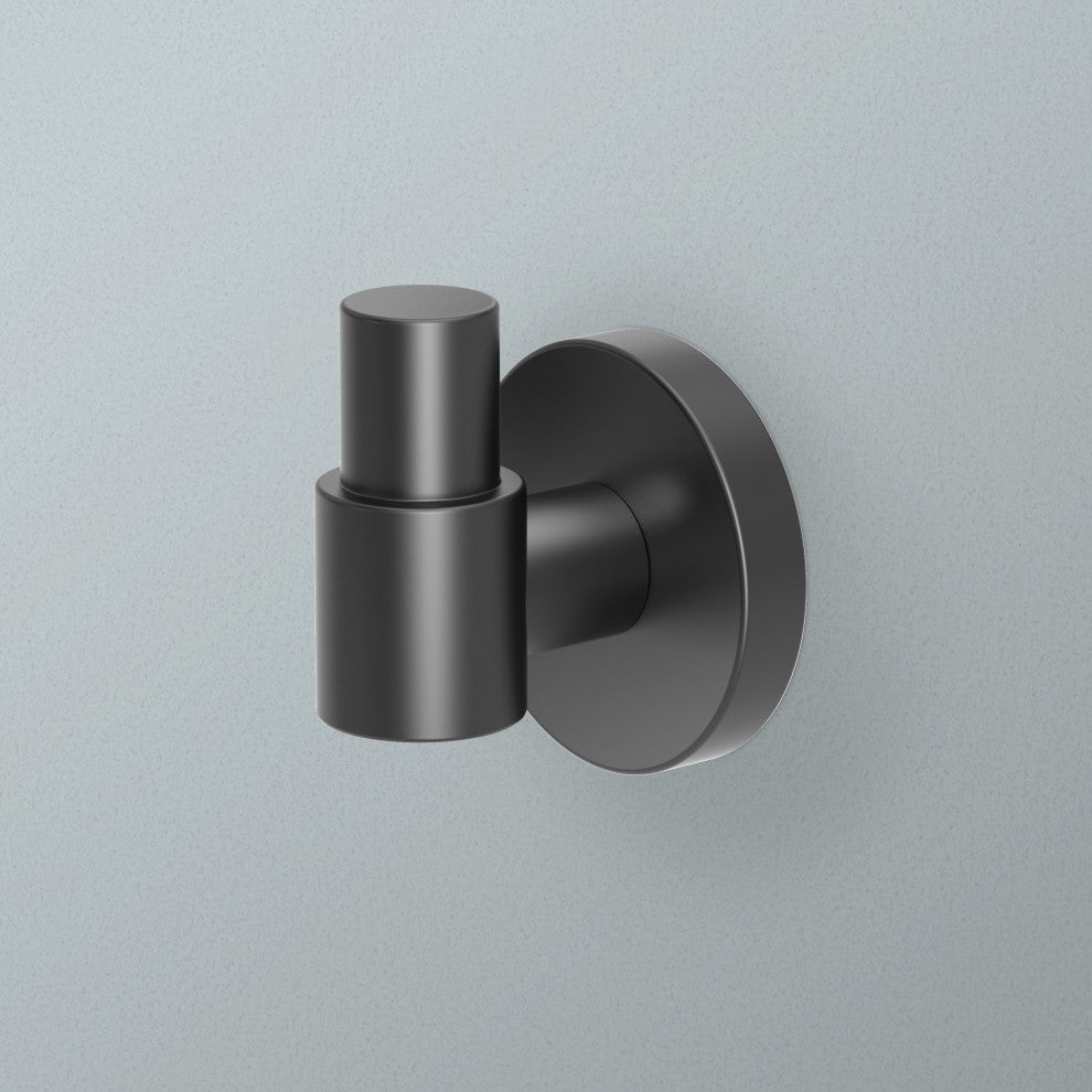 Reveal Robe Hook, Matte Black