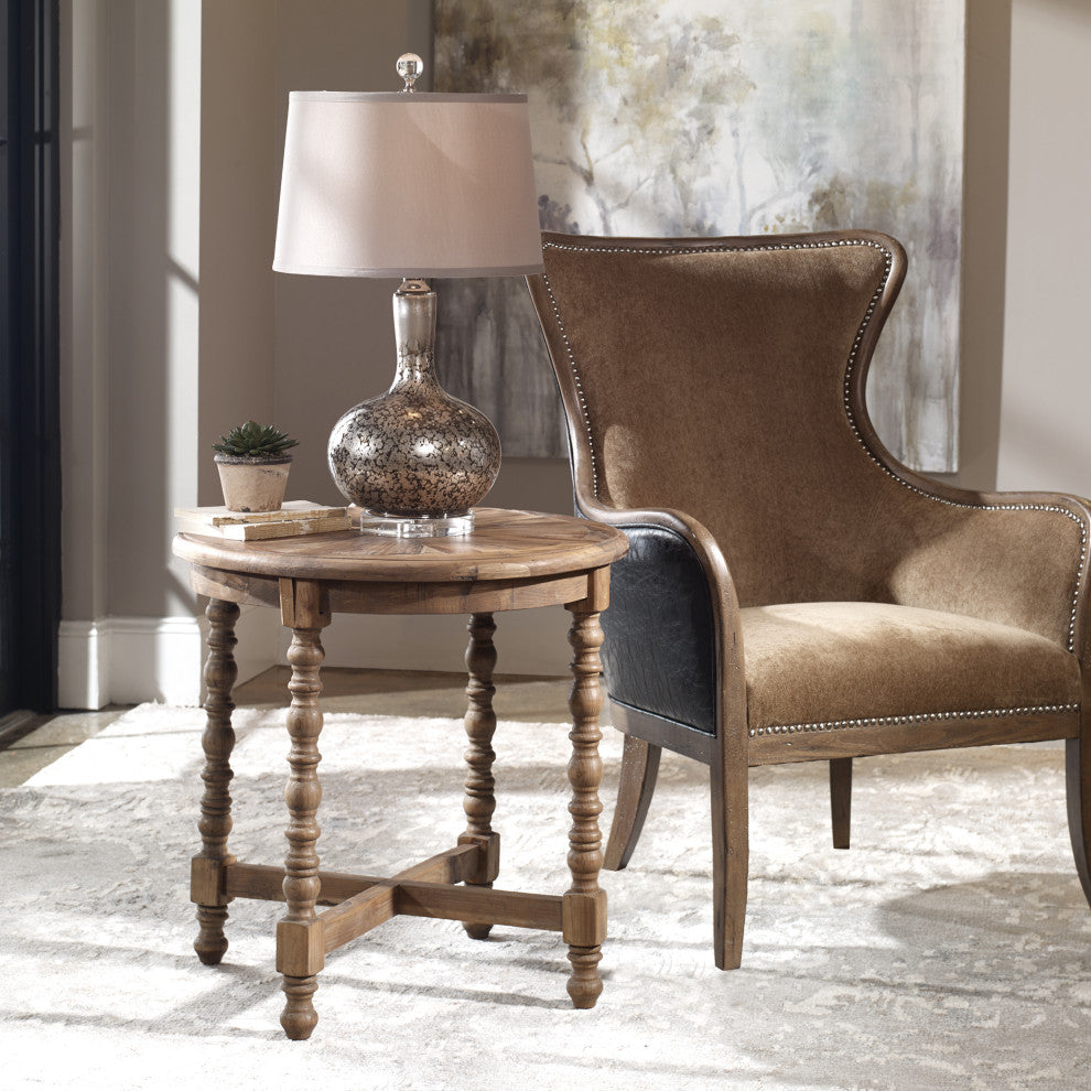 Uttermost - 24346 - End Table - Samuelle - Reclaimed Fir