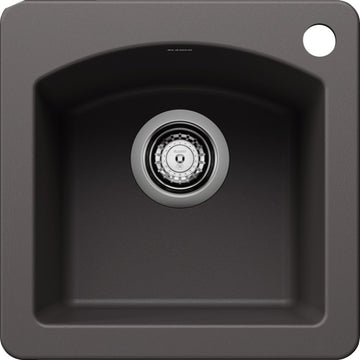 Blanco 440205 Diamond 15" Drop-In or Undermount Single Basin - Cinder