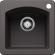 Blanco 440205 Diamond 15" Drop-In or Undermount Single Basin - Cinder