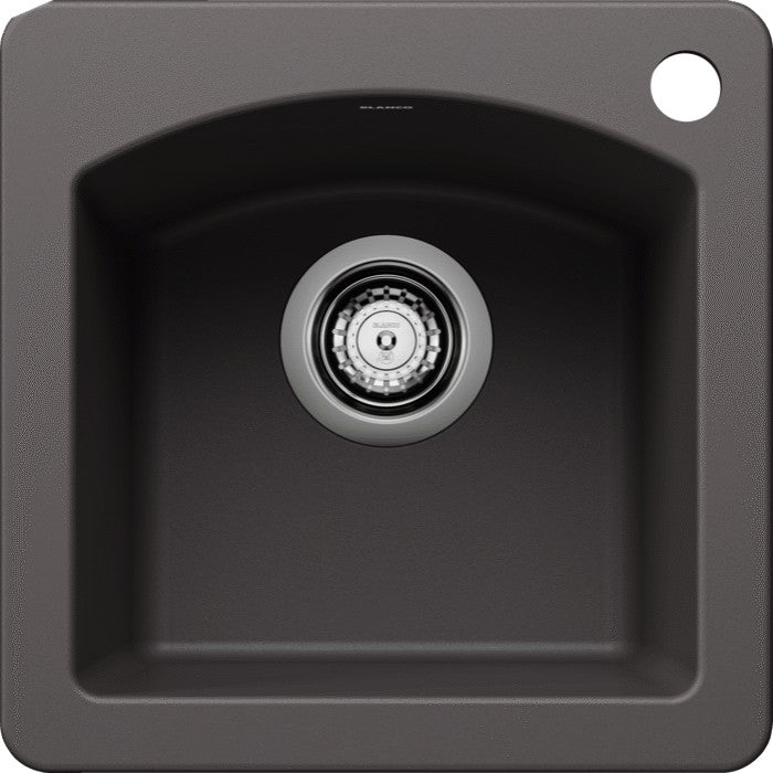 Blanco 440205 Diamond 15" Drop-In or Undermount Single Basin - Cinder