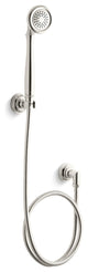 Bellis Single Function Handshower and Hose With 2.0 GPM, Nickel Silver