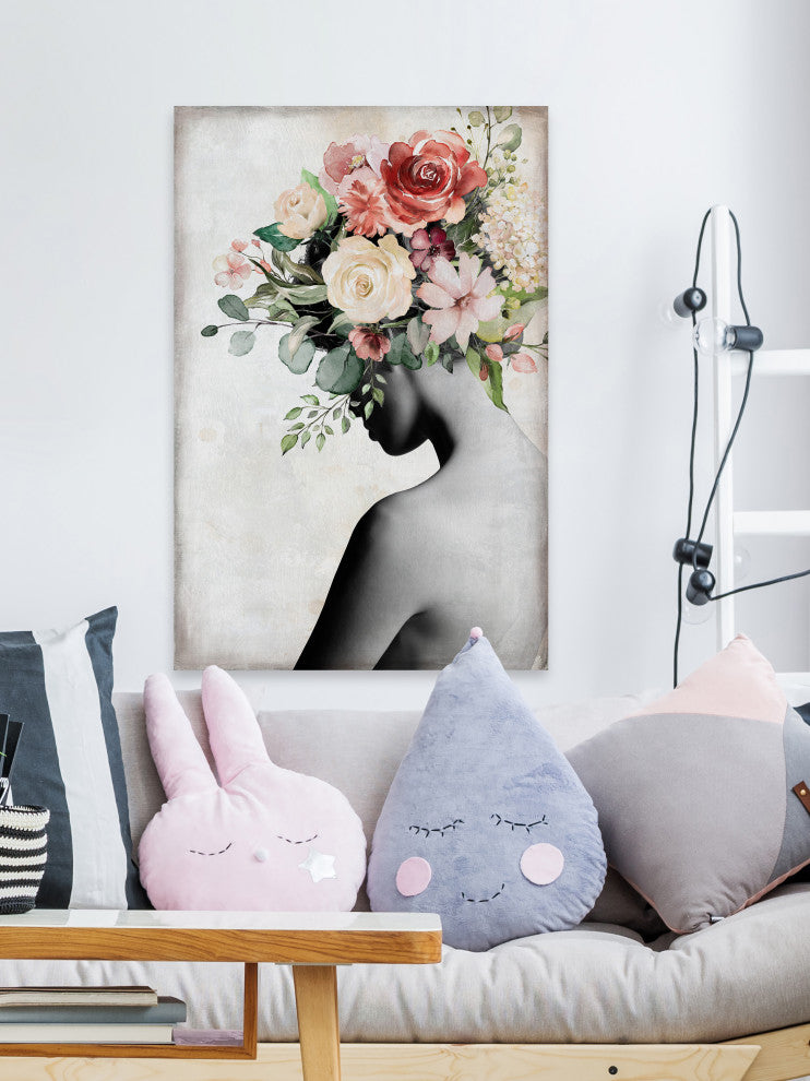 "Unpredictable" Painting Print on Wrapped Canvas, 16x24