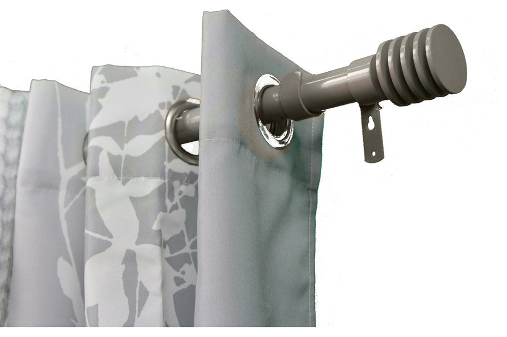 Extendable Curtain Rod Set 49 to 82 L -Diam