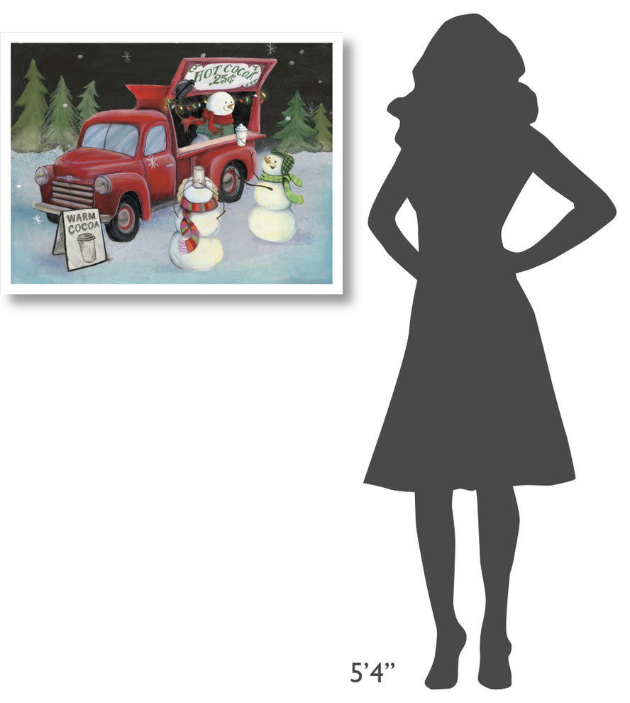 "Christmas on Wheels IV" Digital Paper Print by Mary Urban, 34"x26"