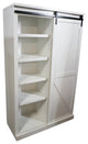 60" Tall Farmhouse Kitchen Pantry, Bright White
