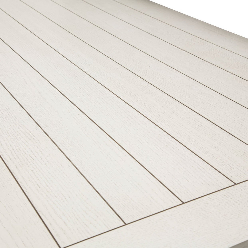 Aico Amini Menlo Station Rectangular Dining Tabel (76 In) in Eucalyptus