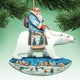 Santa Polar Bear Wall Hanging