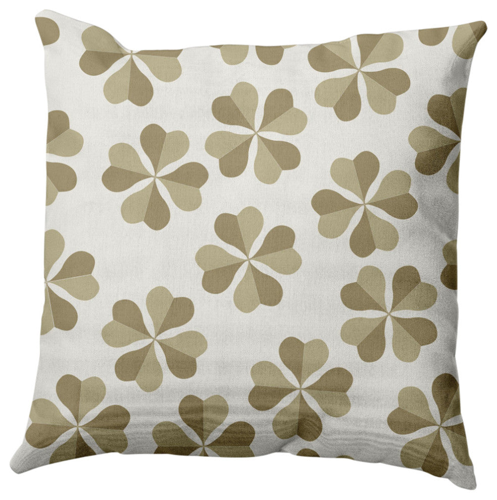 Lucky Patch St. Patrick's Day Decorative Throw Pillow, Sustainable Green, 18x18"