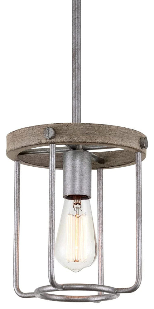 Farmhouse Ceiling Pendant Light Oak Wood Pendant Lamp