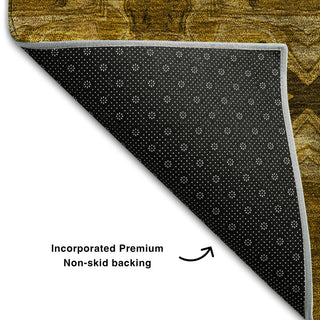 Premium Machine Washable Mayfield AMF564 Chocolate 1'8" x 2'6" Rug