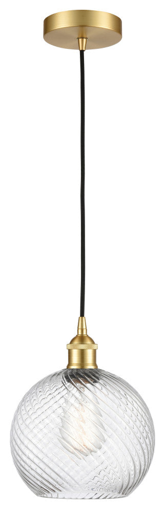 Innovations 616-1P-SG-G1214-8-LED 1-Light Mini Pendant, Satin Gold