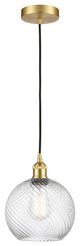 Innovations 616-1P-SG-G1214-8-LED 1-Light Mini Pendant, Satin Gold