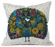 Deny Designs Sharon Turner Peacock Garden Outdoor Throw Pillow