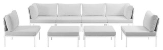 Harmony 8-Piece Outdoor Patio Aluminum Sectional Sofa Set