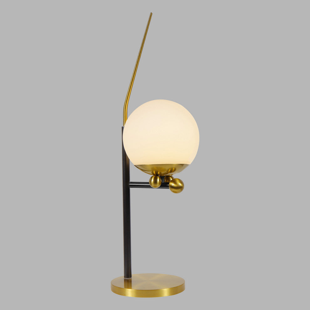 Chianti 22" ETL Certified Integrated LED Table Lamp, Antique Brass