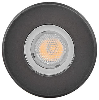 Hinkley Sparta Dot Small Stainless Steel Led Round Button Light, Black