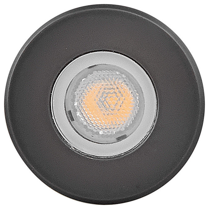 Hinkley Sparta Dot Small Stainless Steel Led Round Button Light, Black