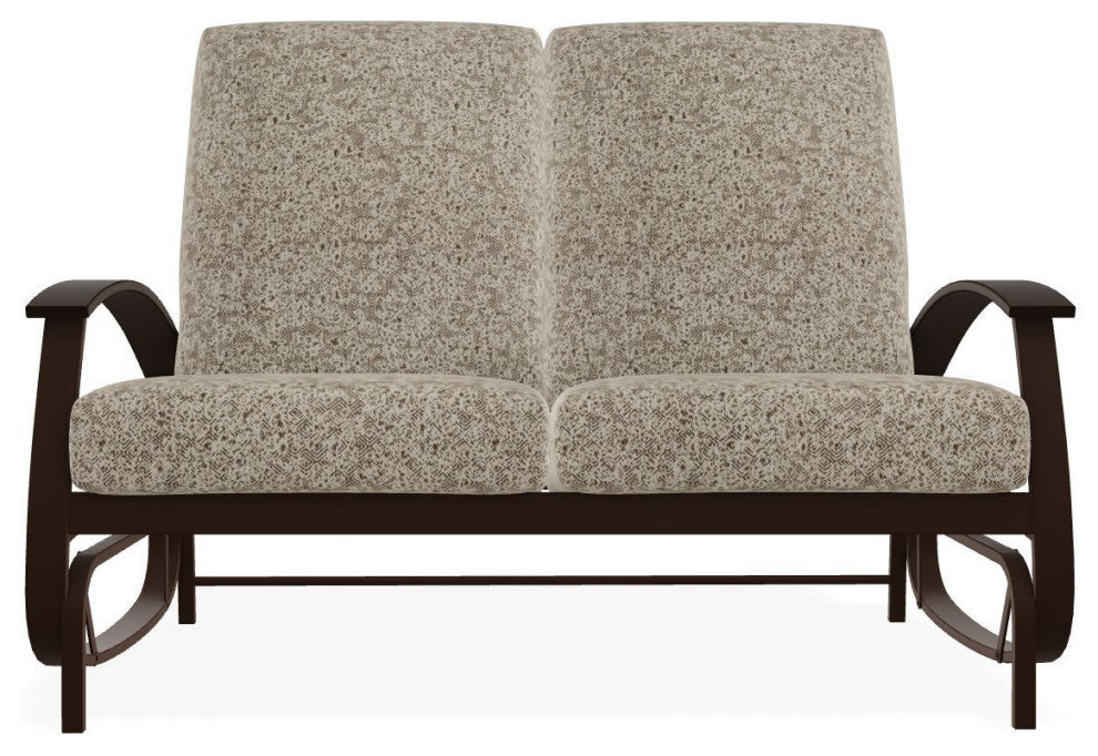 Belle Isle Cushion Deep Seating 2-Seat Glider, Restore Sparrow/Kona