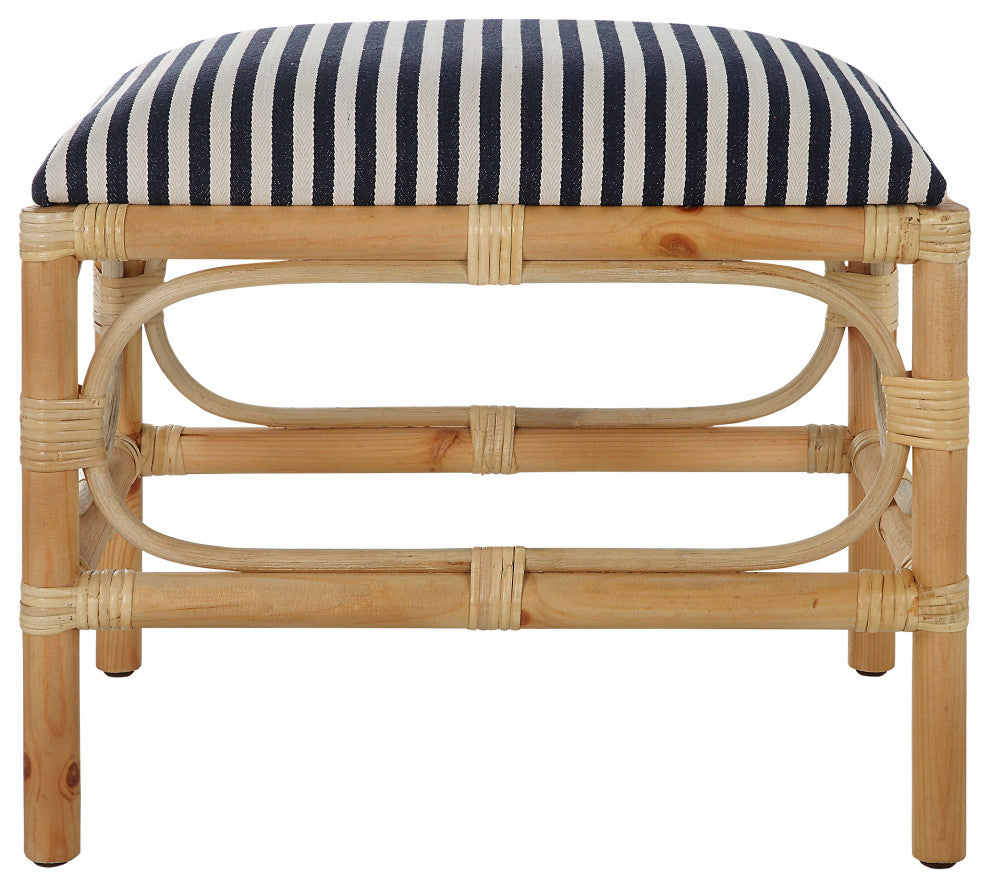 Laguna Small Bench, Striped