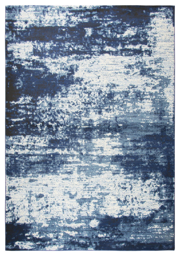 Rizzy Home PN6988 Panache Area Rug 6'7"x9'6" Blue/Ivory