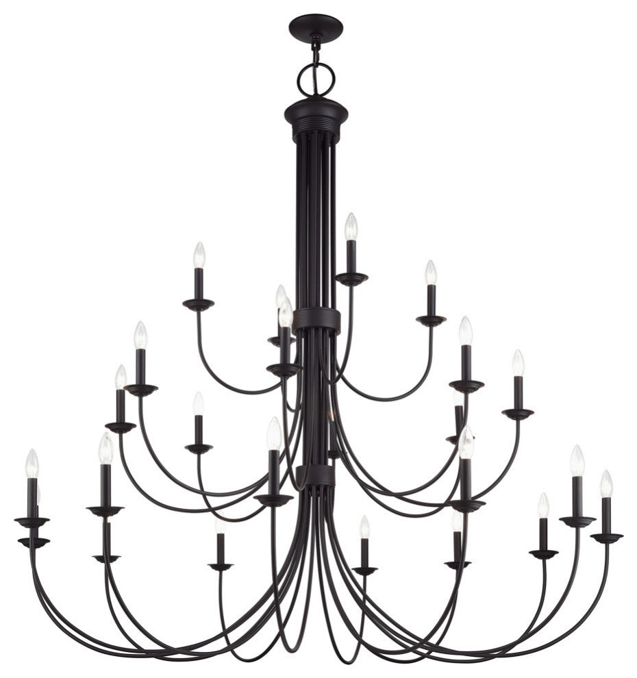 Estate 24-Light Bronze Grande Foyer Chandelier