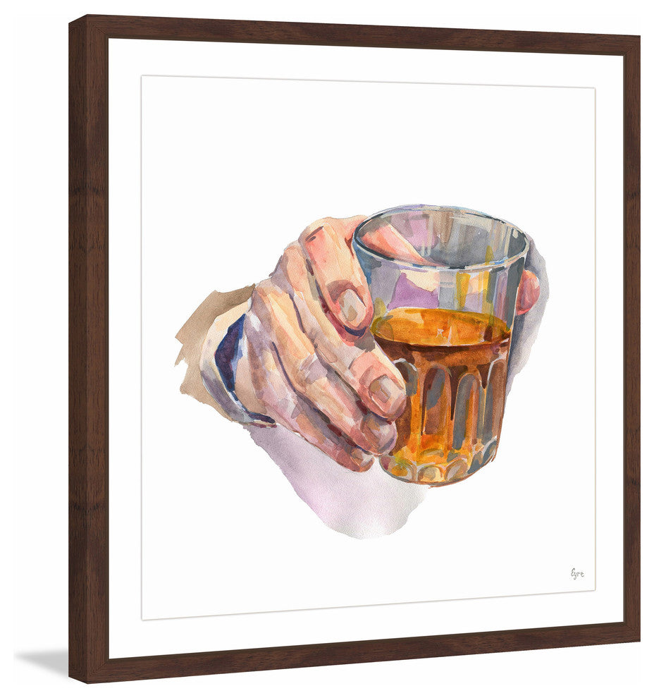 "Cheers" Framed Painting Print, 24"x24"