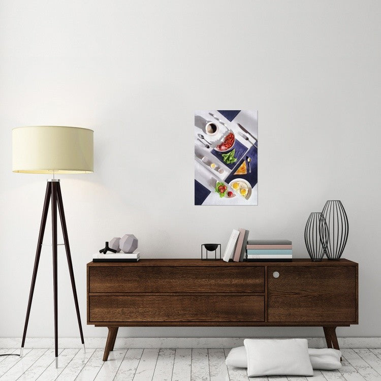 "Suprematic Meal: English Breakfast" Canvas by Dina Belenko, 20x30"