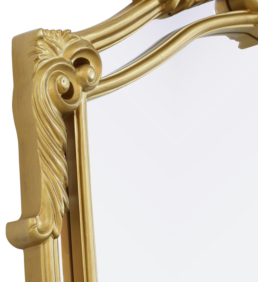 Home Living 28.5x36 Traditional Mirror, Gold Leaf
