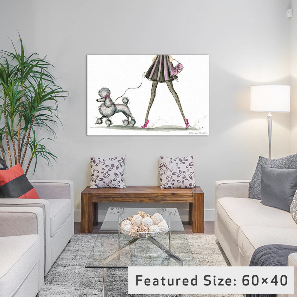 iCanvas Girls Best Friend #3 Gallery Wrapped Canvas Art Print by Bella Pilar