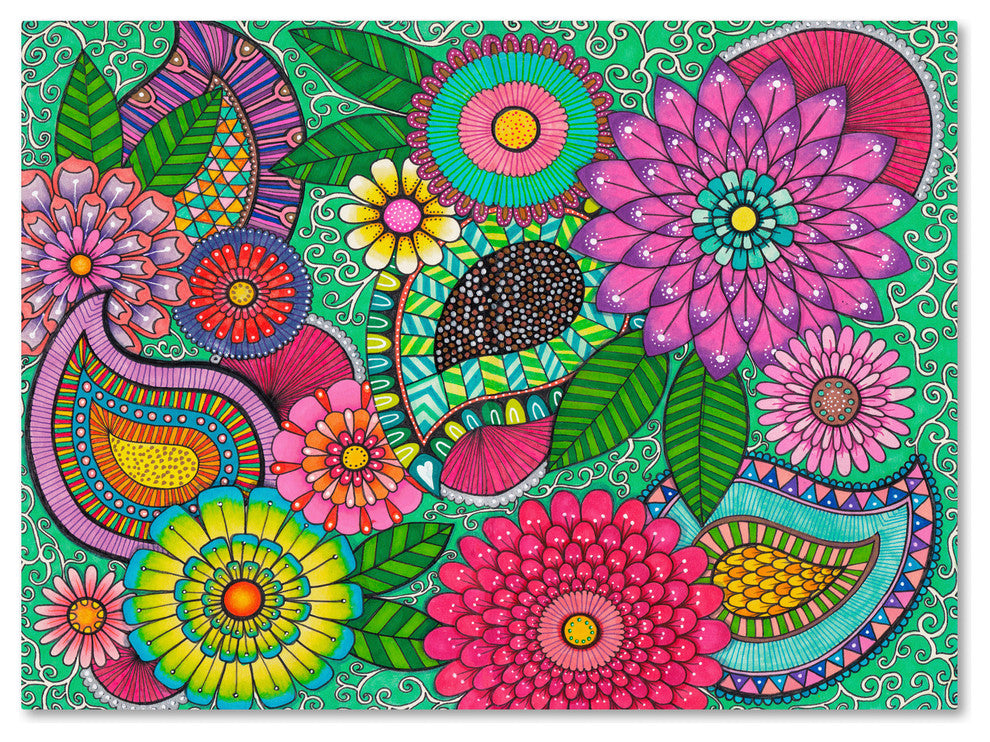 Hello Angel ''Paisley Garden'' Canvas Art, 19x14