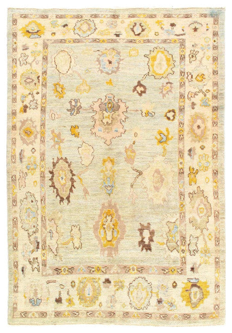 Fine Hand Knotted Persian Sultanabad Rug 5'9"x9'8"